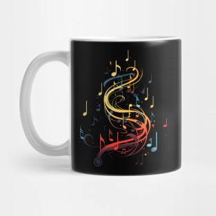 Music Colorful Notes Mug